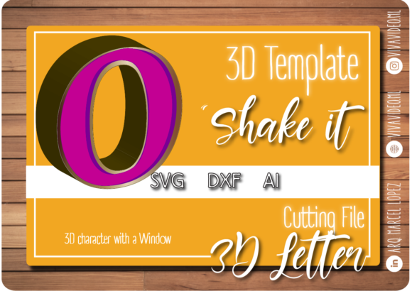 3D Letter with Window O: A 3D SVG Shapes Review