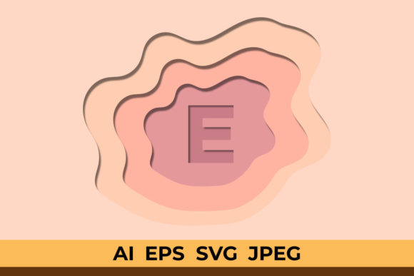 3D Paper Cutout E: Graphics & Crafts