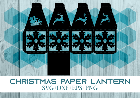 3D SVG Christmas Lantern for Holiday Branding