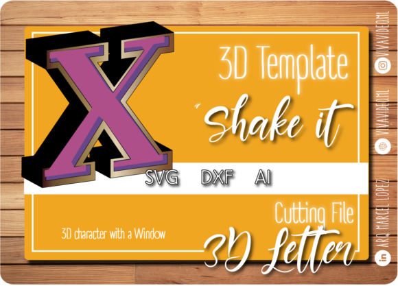 3D SVG Shapes: Reviewing the Letter X for Blogs