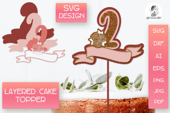 Crafts & Graphics: 2 Year Cake SVG Review