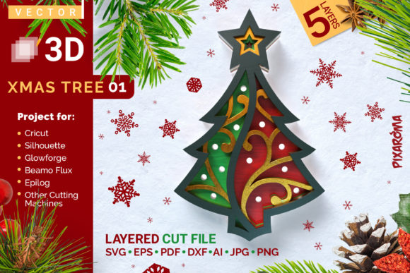 Graphics for Crafts: Xmas Tree 01 Review