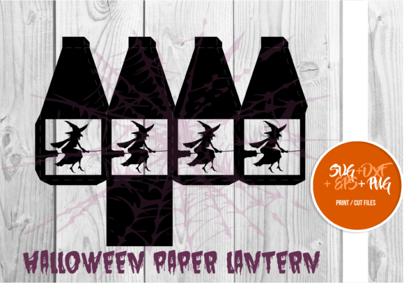 Halloween Paper Lantern Series 022: A 3D SVG Shapes Review