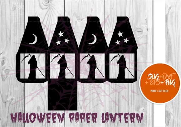 Halloween Paper Lantern Series 029: A 3D SVG Review for Shapes