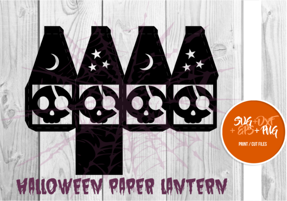 Halloween Paper Lantern Series 037: A 3D SVG Shapes Review
