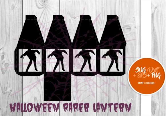 Halloween Paper Lantern Series 056: A 3D SVG for Shapes