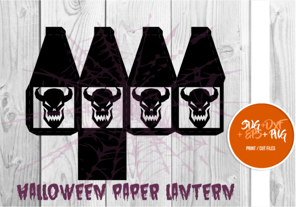 Halloween Paper Lantern Series 058: A Versatile 3D SVG for Shapes
