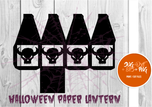 Halloween Paper Lantern Series 064: A 3D SVG Shapes Review