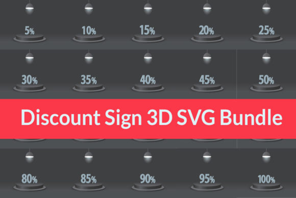 Review: Discount Sign 3D SVG Bundle for Sellers